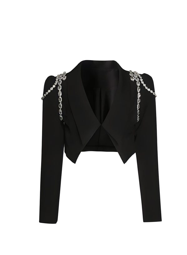 Long Sleeve Cropped Blazer