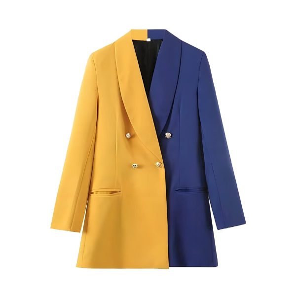 Color Lovatoo Long Sleeve Blazer